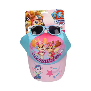 Cerdá Life's Little Moments Paw Patrol Skye & Everest Pet Met Zonnebril Set Kinderen – UV400 Bescherming – Verstelbare Cap – Zomer Set Meisjes