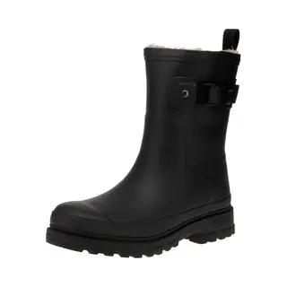 Verbenas 9302190985 Lina Mate Combi Fur - Dames Laarzen - Zwart-Zwart