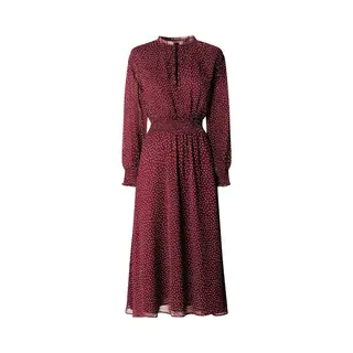 Pepe Jeans Jurk 'Mariette' Wijnrood / Wit
