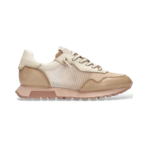 Hispanitas For Woman. SHV264825 Beige Bolero Leather Sneakers (36), Flat, Laces, Casual thumbnail