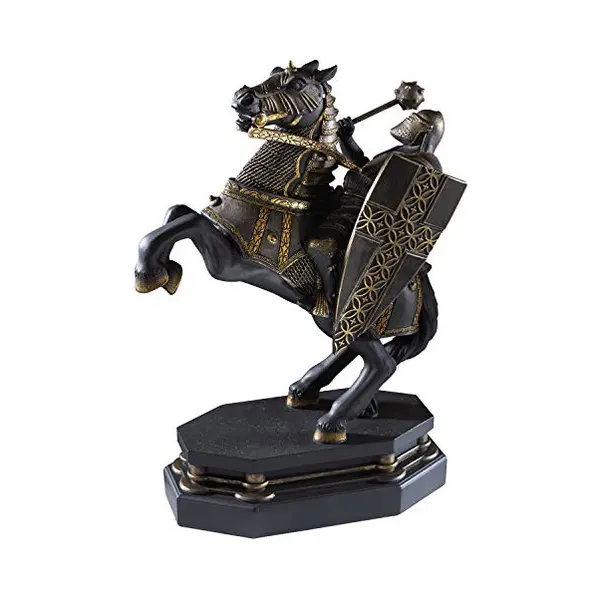 Harry Potter Black Knight Bookend - 12in (30cm) Hand Painted Bookend Sculpture - Harry Potter Film Set Movie Props Gifts By The Noble Collection thumbnail