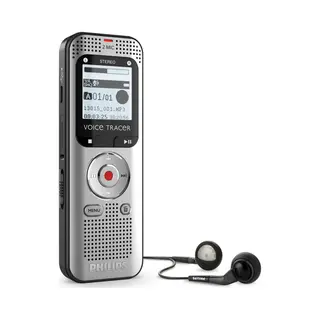 Philips VoiceTracer Aluminium, Schwarz