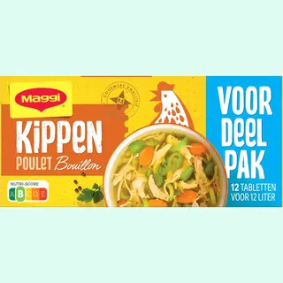 Maggi Bouillon Kip Voordeelpak - 20 Doosjes X 12 Blokjes - Voordeelverpakking
