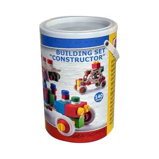 Woody Constructor Montageset - 140-delige Bouwset Voor Voertuigen