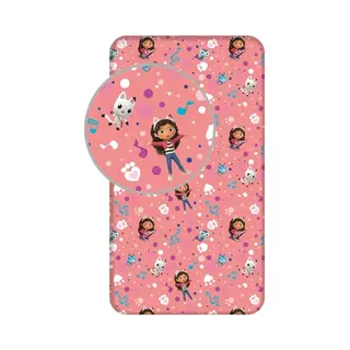 Gabby's Poppenhuis Hoeslaken Music - Eenpersoons - 90 X 190/200cm - Katoen