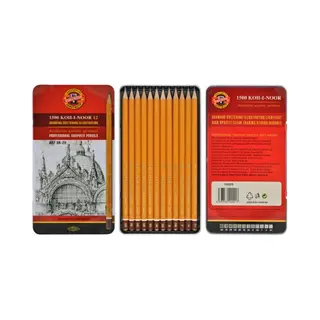 Koh-I-Noor Set Van 12 Professionele Grafiet Art Pennen 1502