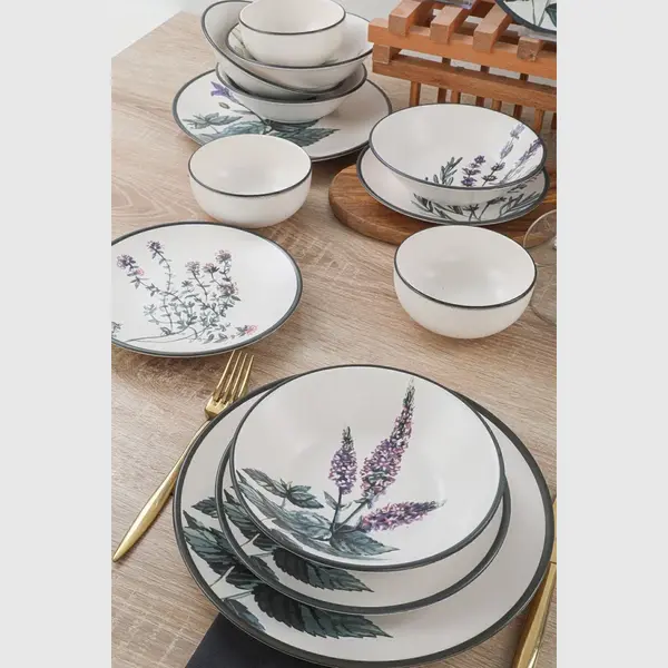 Keramika Serviesset - Flower Garden - 24 Delig - 6 Persoons - Stoneware thumbnail