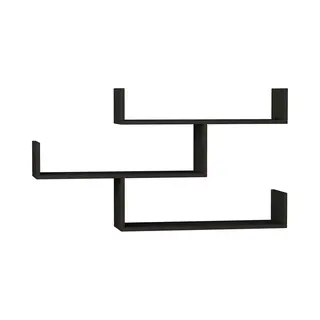 Emob Woody Fashion Wandplank 120x67x22 | Antraciet