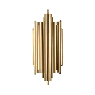 Opviq Wandlamp Reis 13341, Goudkleurig, Metaal, Hoogte 50 Cm