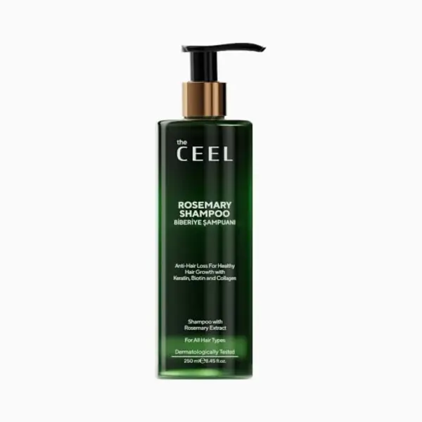 The Ceel Rosemary Anti-Hair Loss Shampoo - Enriched With Collagen And Keratin - Silicone-Free, Biodegradable Formula For Cleansing The Scalp And The thumbnail