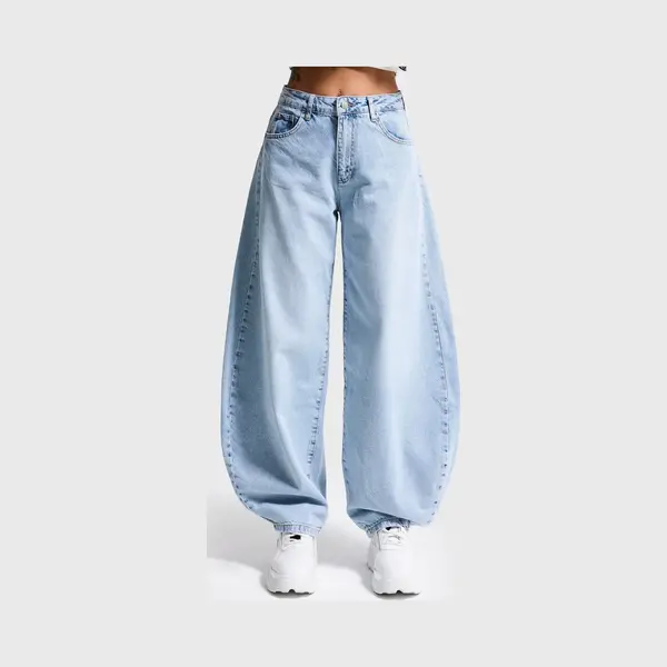 It's Basic - Mega Baloon Mid Rise Jeans thumbnail