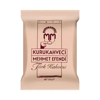 Kurukahveci Mehmet Efendi Turkish Coffee, Arabica Beans, Roasted Ground, Rich Aroma, Fresh, Medium To Heavy-bodied, Original Taste Since 1871 (100 Gr)