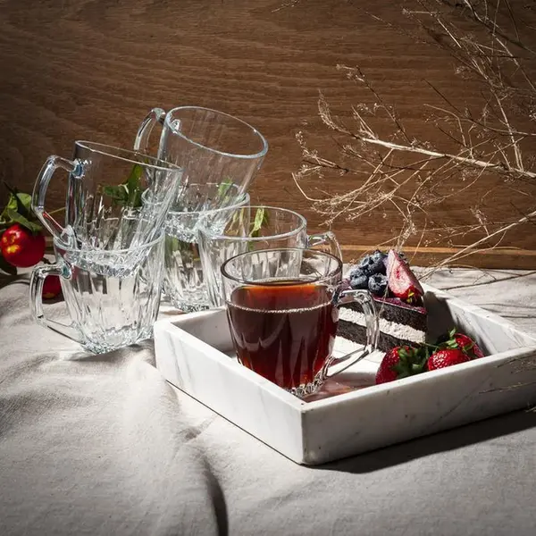 Paşabahçe Pasabahce Safir – Drinkglazen Met Oor – Set Van 2 – 250 Ml thumbnail