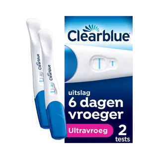Clearblue Zwangerschapstest Ultravroeg (10mIU) - Uitslag 6 Dagen Eerder - 2 Testen