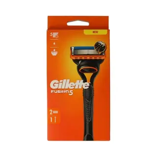 Gillette Fusion5 Scheermes Voor Mannen - 1 Gillette Handvat + 2 Navulmesjes