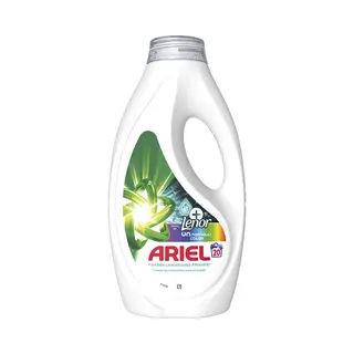 Ariel Vloeibaar Wasmiddel Color +Touch Van Lenor Unstoppables 20 Wasbeurten - 900 Ml