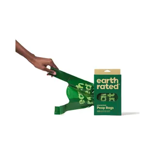 Earth Rated 120 Easy Tie Handle Poop Bags - Unscented