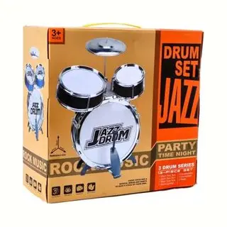 Merkloos Drum Set Mit Stuhl Rockmusik (Acoustic-Drum), Schlagzeug
