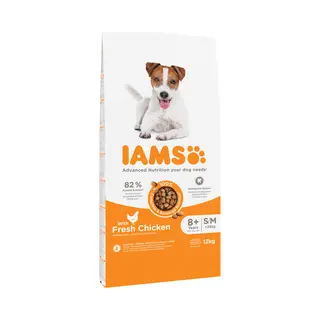 Iams Advanced Nutrition Senior Small & Medium Dog 8+ With Chicken - 12kg