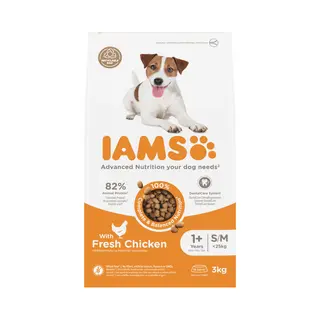 Iams Advanced Nutrition Adult Small & Medium Dog - Chicken - 3kg