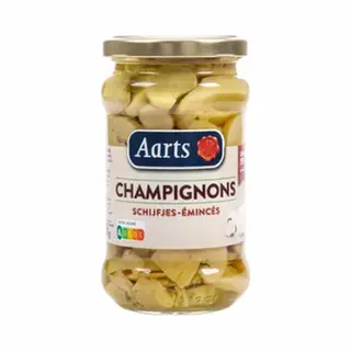 Aarts Middel Champignons Schijfjes Glas (6x 314ml)