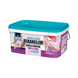 Bison Wand&Klaar Behanglijm Vinyl/Papier Emmer 2, 5 Kg