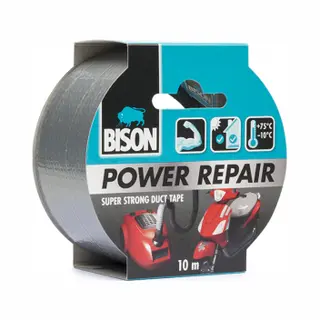 Bison Tape Power Repair Grijs 10 Meter