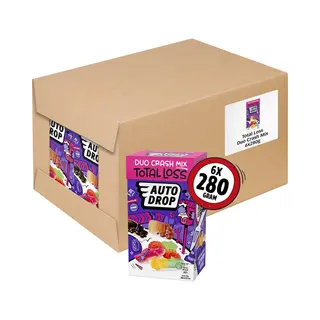 Autodrop - Snoep - Total Loss Duo Crash Mix - 6 Doosjes - 280 Gram