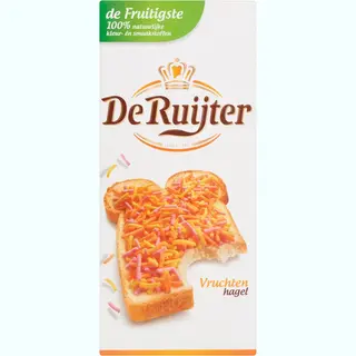 De Ruijter - Vruchtenhagel - 400 G - Doos 16 Pak