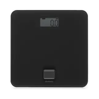Brabantia ReNew Personenweegschaal Digitaal - Geen Batterij Nodig - Dark Grey