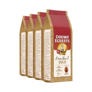Douwe Egberts Excellent Gold Koffiebonen - Intensiteit 6/12 - 4 X 500 Gram
