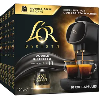 L'Or Barista Xxl Double Ristretto Koffiecups - Intensiteit 11/12 - 5 X 10 Capsules