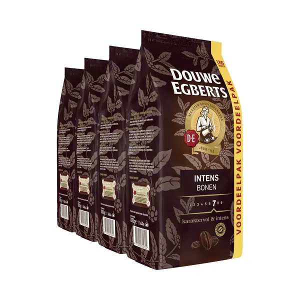 Douwe Egberts Intens Koffiebonen - 4 X 1KG thumbnail