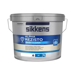 Sikkens Alpha Rezisto Easy Clean Mat - Op Kleur Gemengd - 10L - Muurverf