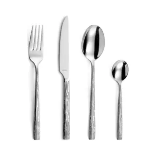 Amefa Bestecksatz 24-Teilig Calligraph, Bestek, Zilver