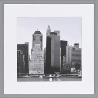 Fotolijst - Henzo - Metallica - Fotomaat 40x40 Cm - Zilver