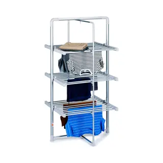 Dirt Devil Elektrischer Wäscheständer - Turmwäscheständer - Trockenturm - 230V - 21 M - 30 Stangen, Grau