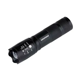 Grundig, Zaklamp, Zaklamp 1W Led 80lmn Zoom Al (12.50 cm, 80 lm)