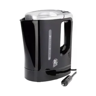 All Ride Reis Waterkoker 12V - Auto Waterkoker 0.8L - Aansluiting Op Sigarettenaansteker Auto - Warme Dranken Onderweg - Voor Auto, Camper, Boot En