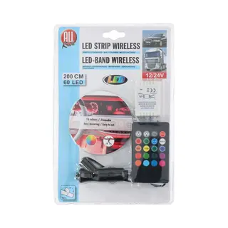 All Ride Led-Strip - 16 Kleuren - 2 Meter - Afstandsbediening - Dimbaar - 60 Led's