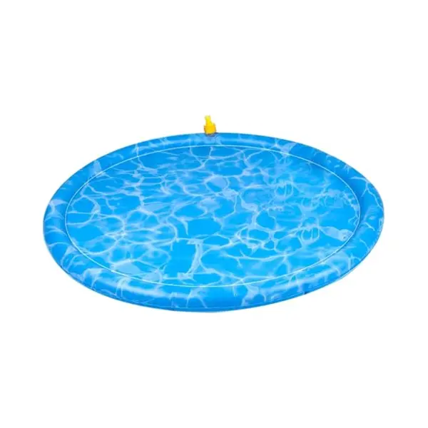 Maxxpro Hundepool Und Kühlmatte - Ø100 Cm - Hundeplanschbecken Und Kühlmatte Für Hunde - Mit Sprinklern - Pvc - Blau thumbnail