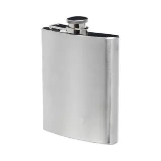 Heupfles - Chroom - Staal - 200 Ml - Roestvrij Staal Drinkfles - Zakfles - Veldfles