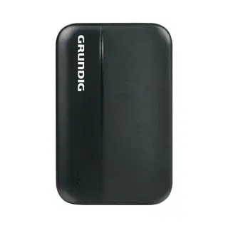 Grundig Powerbank 5000 MAh Met Usb-A En Usb-C (5000 mAh), Powerbank, Zwart