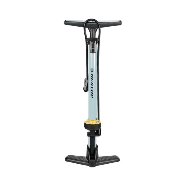 Dunlop Fietspomp Met Drukmeter - Frans Ventiel Pomp Voor Fiets - Staand Model thumbnail