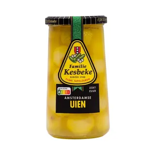 Kesbeke Amsterdamse Uien - Handgeschild Tafelzuren - 6 Potten X 72 Cl