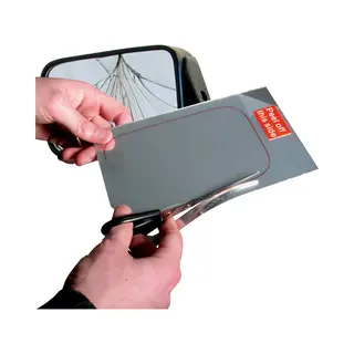 Arborescence Spiegel - Carpoint - Duo Spiegel Caravan - 12, 5 X 20 Cm - Zwart - Universeel