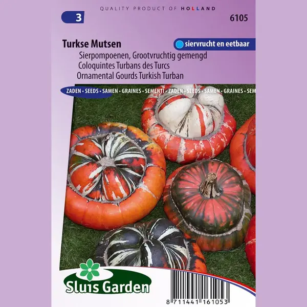 Sluis Garden - Cucurbita Turkse Muts Grote Vruchten thumbnail