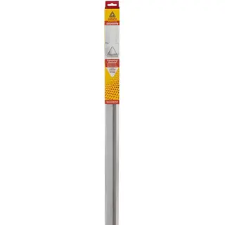 Tochtstrip 110cm. Lang. Dorpelstrip Met Borstel Schroefbaar Aluminium 1.10m X 30 Mm X 17 Mm. Deltafix.