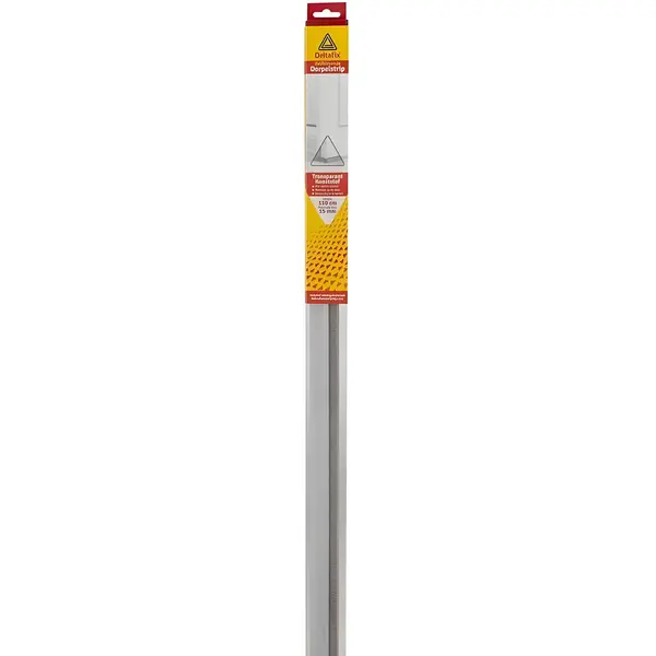 Tochtstrip 110cm. Lang. Dorpelstrip Met Borstel Schroefbaar Aluminium 1.10m X 30 Mm X 17 Mm. Deltafix. thumbnail
