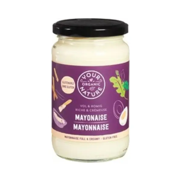 Your Organic Nature Mayonaise Vol & Romig Biologisch - 370 Ml thumbnail